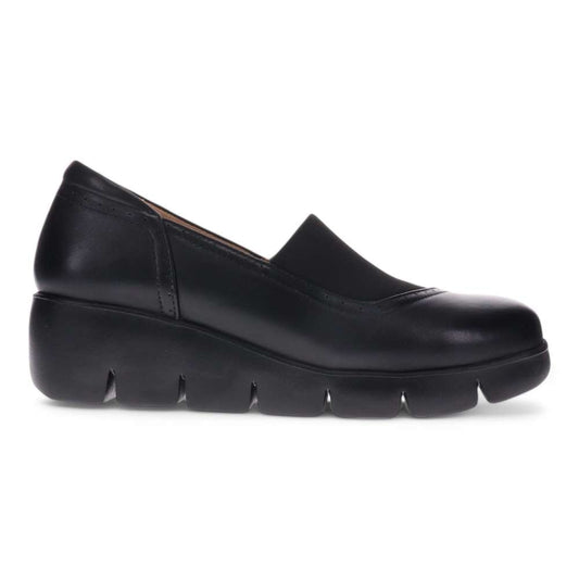 Georgia Wedge - Black/Black