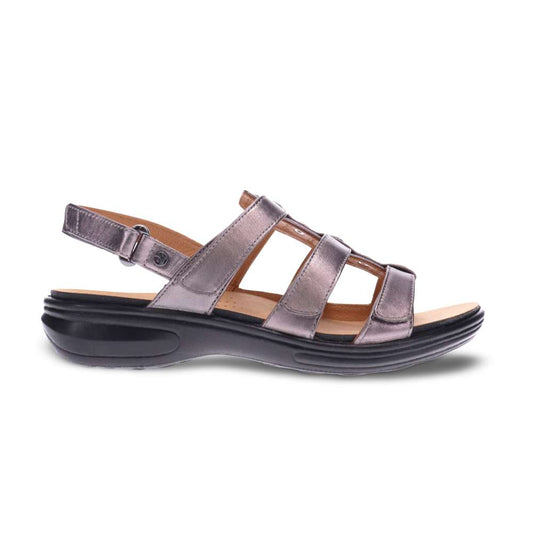 Toledo Backstrap Sandal - Gunmetal