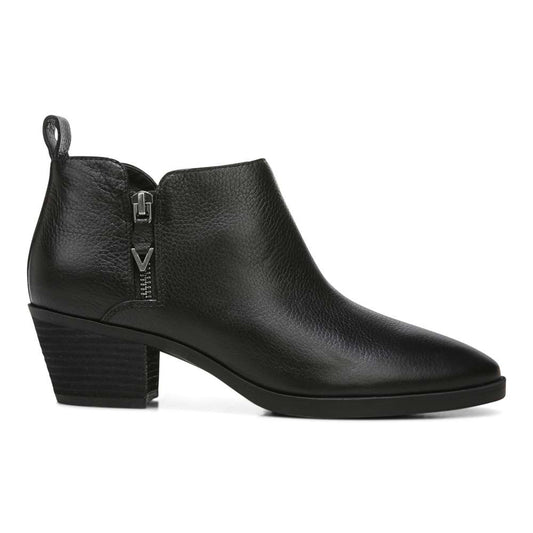 Cecily Ankle Boot - Black Leather