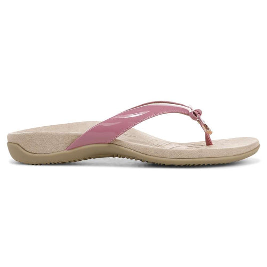 Bella Toe Post Sandal - Rhubarb