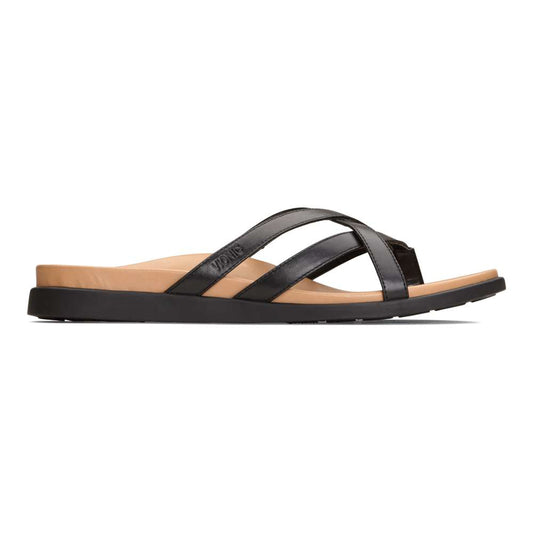 Daisy Toe Post Sandal - Black