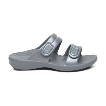 Janey Sport Slide - Grey