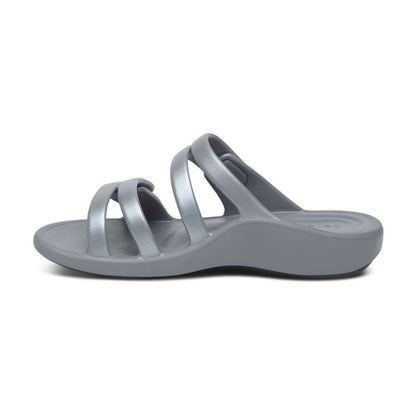 Janey Sport Slide - Grey