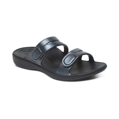 Janey Sport Slide - Pewter