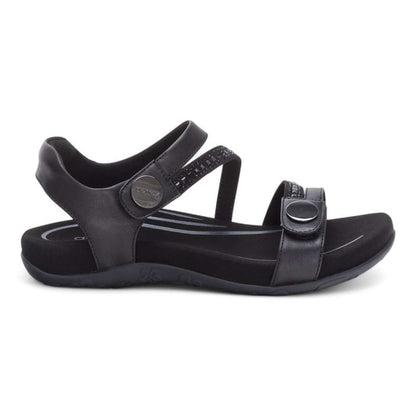 Jess Sandal - Black Sparkle