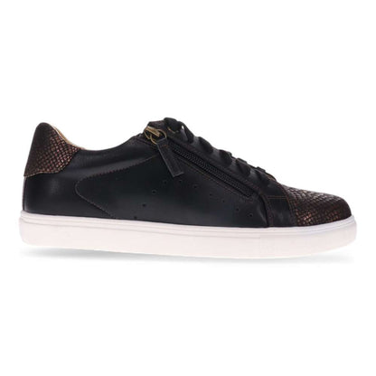 Cleo Casual Sneaker - Black/Bronze