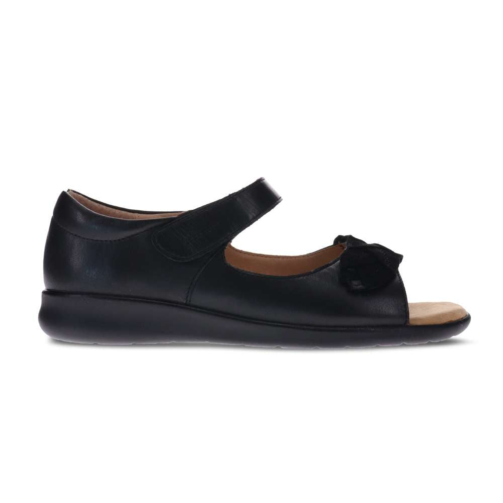 Fonda Closed Heel Sandal - Black