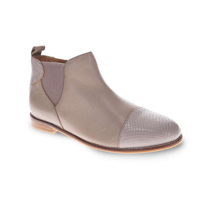 Tycoon Ankle Boot - Taupe Snake