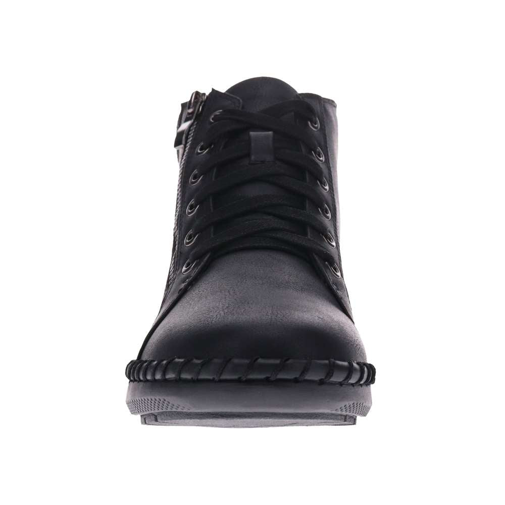 Willow Zip Bootie - Black