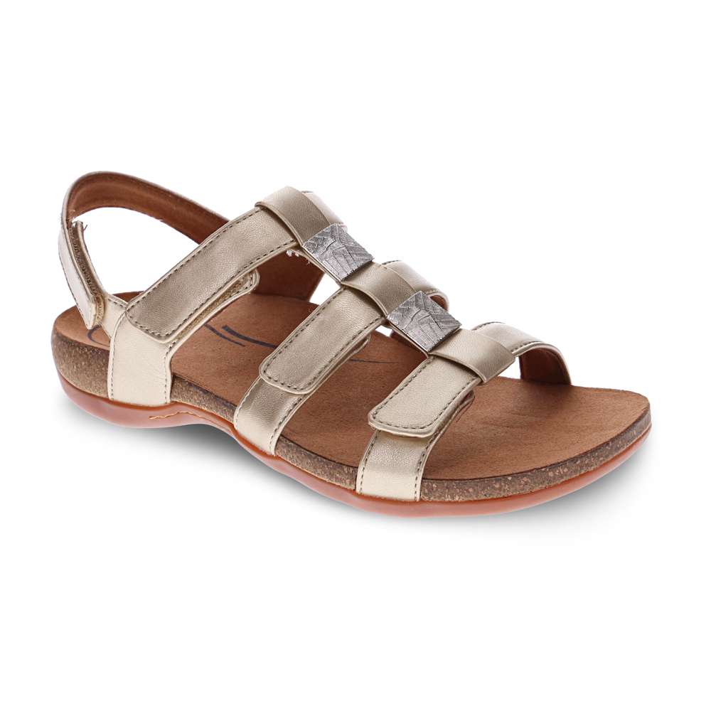 Acton Adjustable Sandal - Soft Gold