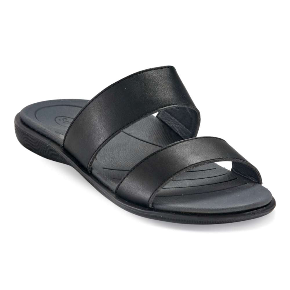 Penang Slide Sandal - Black