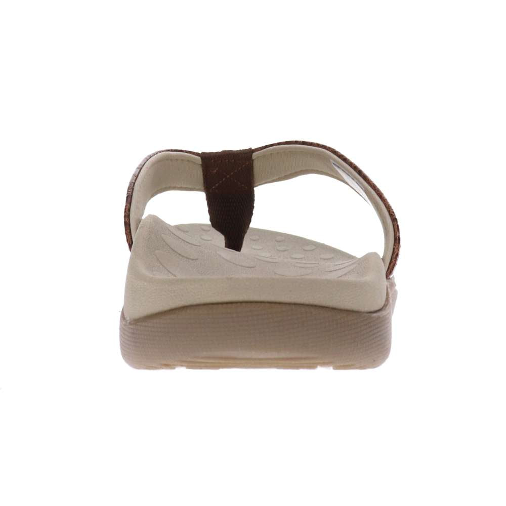 Sonoma Reptile Toe Post Sandal - Brown Reptile