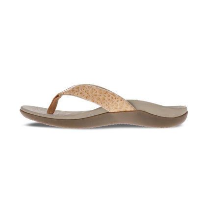 Sonoma Reptile Toe Post Sandal - Honey Reptile