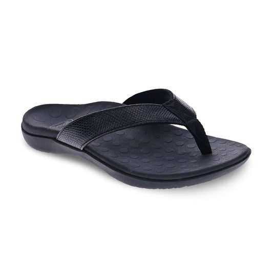 Sonoma Shimmer Toe Post Sandal - Black