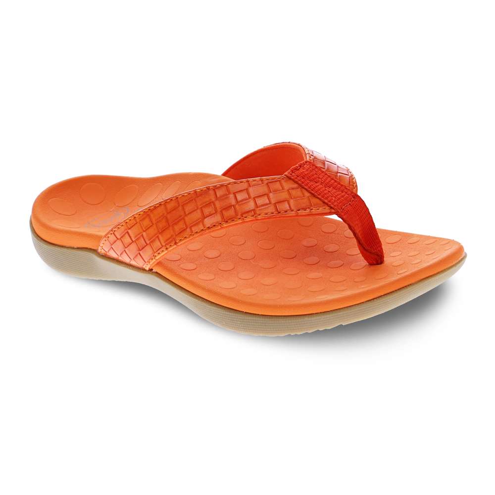 Sonoma Brick Toe Post Sandal - Tangerine
