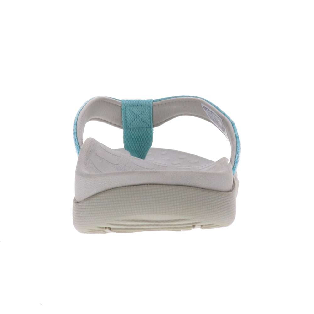 Sonoma Reptile Toe Post Sandal - Turquoise Reptile