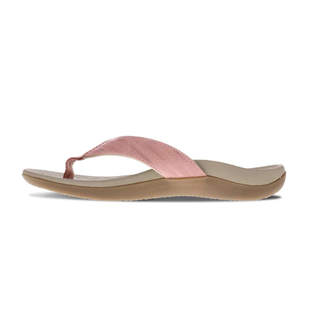 Sonoma Linen Toe Post Sandal - Blush