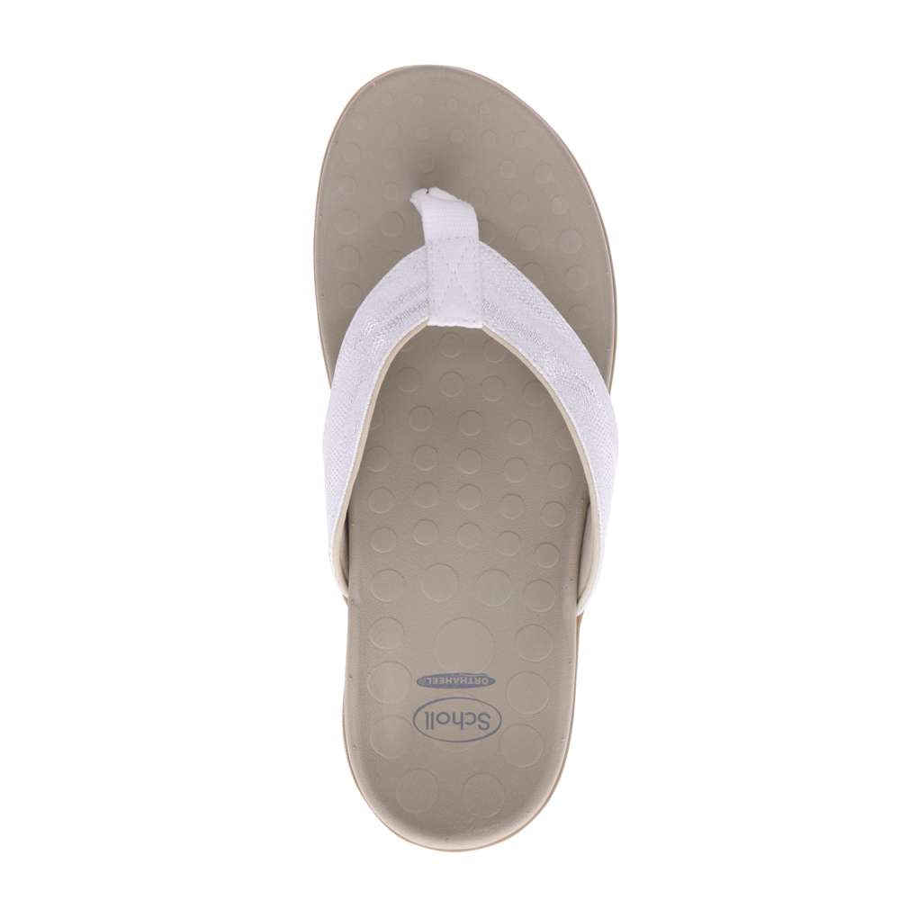 Sonoma Linen Toe Post Sandal - White