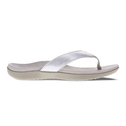 Sonoma Smooth Toe Post Sandal - Silver