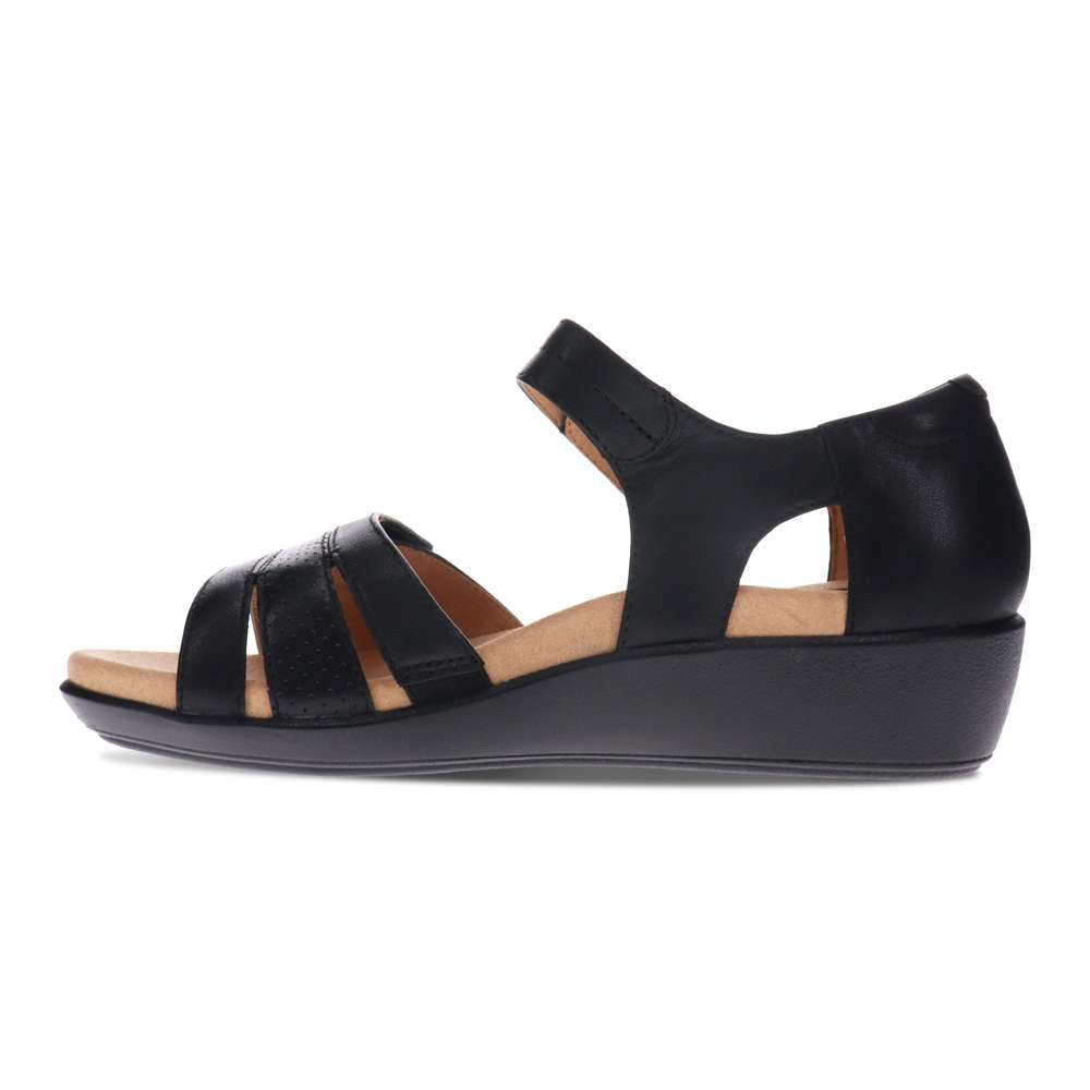 Tavia Adjustable Sandal - Black