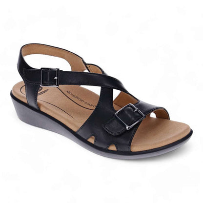 Teresa Sandal - Black/Black