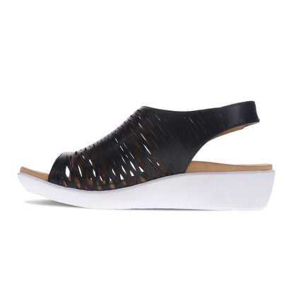 Tulsa Wedge Sandal - Black