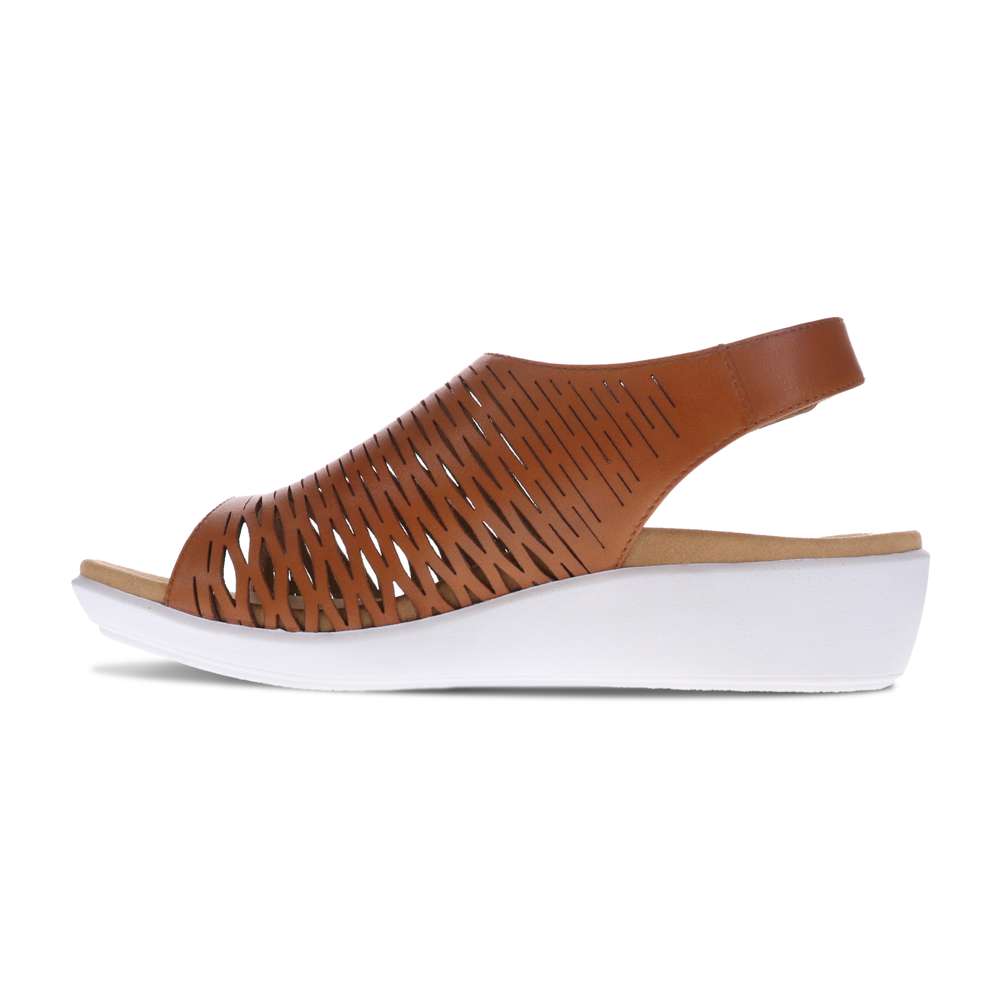 Tulsa Wedge Sandal - Tan