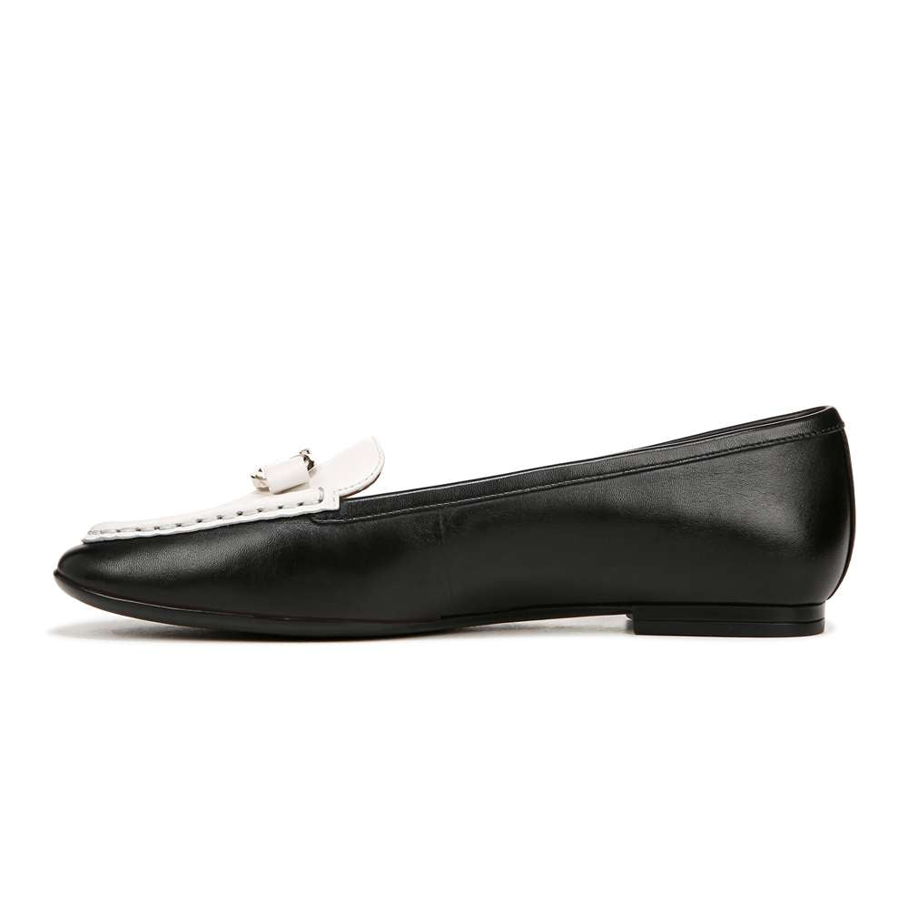 Layla Loafer - Black/Warm White