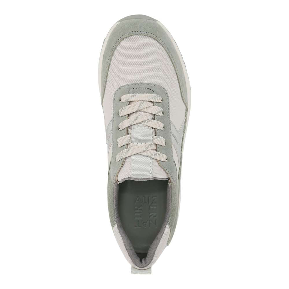 Shay Jogger Lace Up Sneaker - White/Green