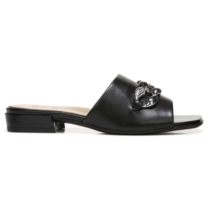 Angie Dress Slide Sandal - Black
