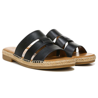 Arden Slide Sandal - Black