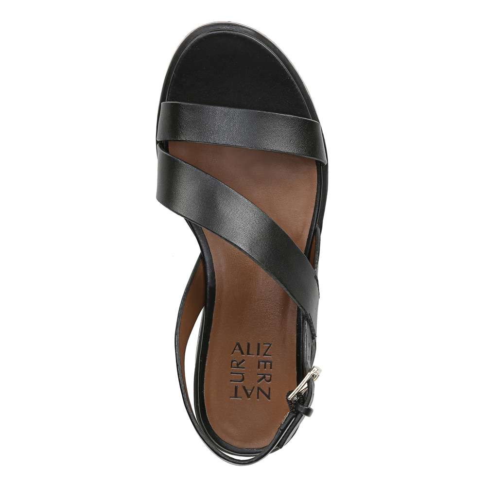 Charlize Platform Sandal - Black