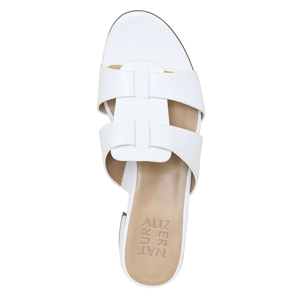 Joey Heeled Sandal - White