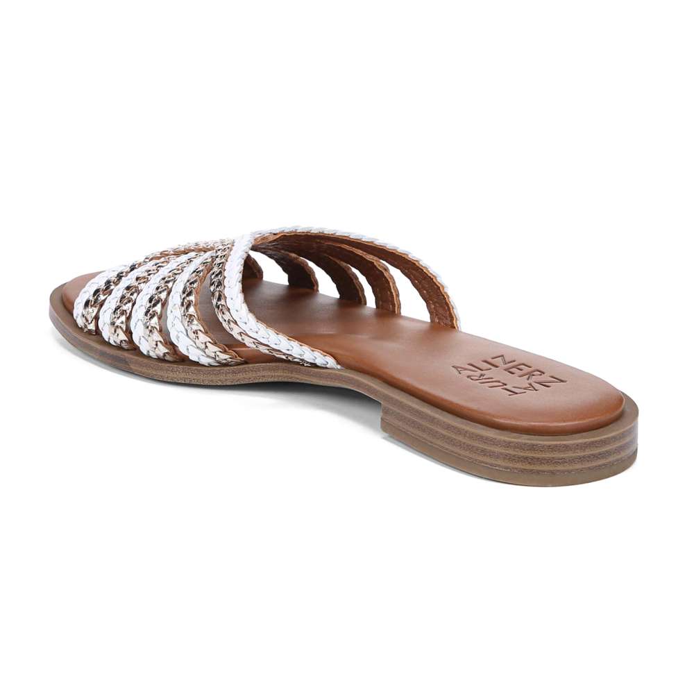 Lane Slide Sandal - White Multi