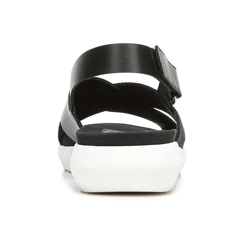 Lilac Backstrap Sandal - Black