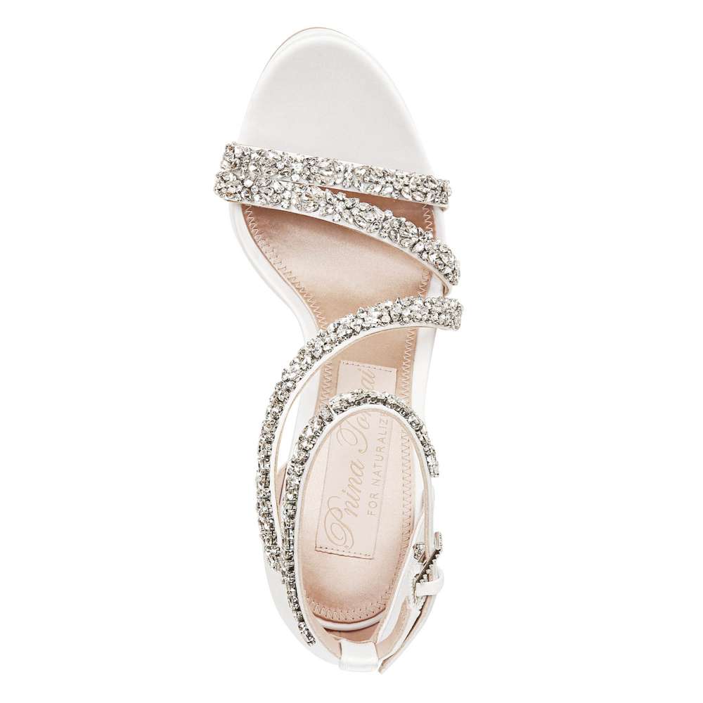 Love Dress Sandal - Silk White Satin