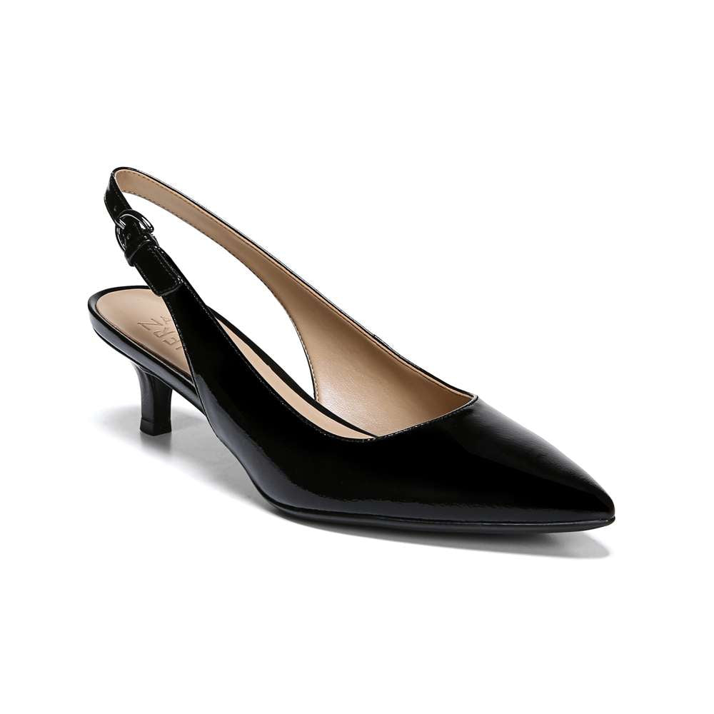 Peyton Slingback - Black Patent