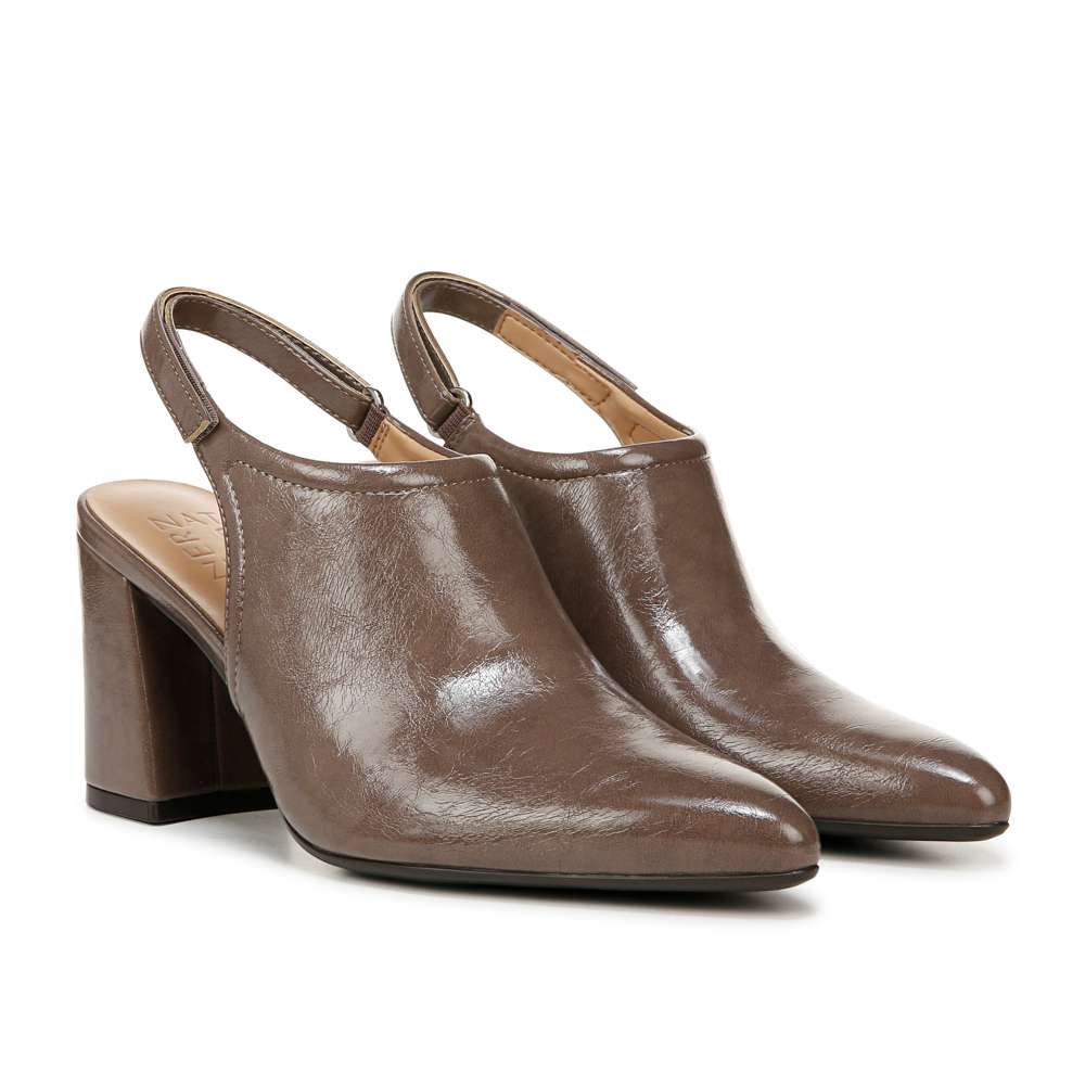 Prompt Slingback Pump - Mushroom Grey