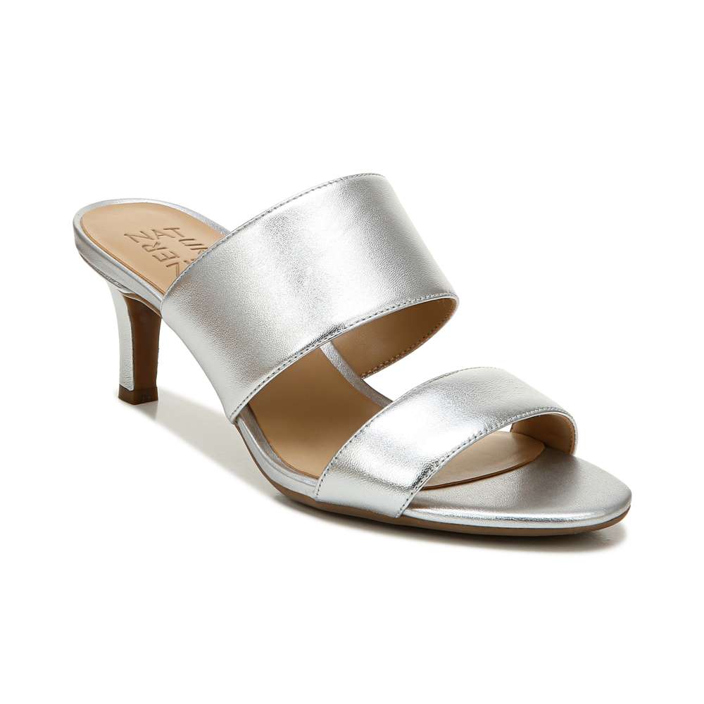 Tibby Mule Sandal - Silver