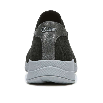 Golden Knit Slip-On Sneaker - Black