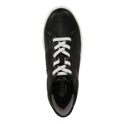 Happy Friday Lace Up Sneaker - Black