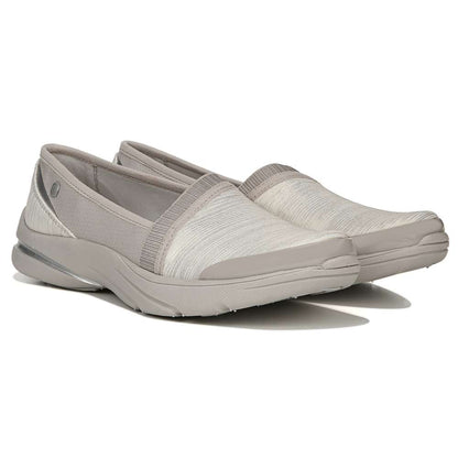 Lollipop Slip-On - White/Gold Shimmer