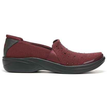 Poppyseed Slip-On - Windsor Red Rhinestone