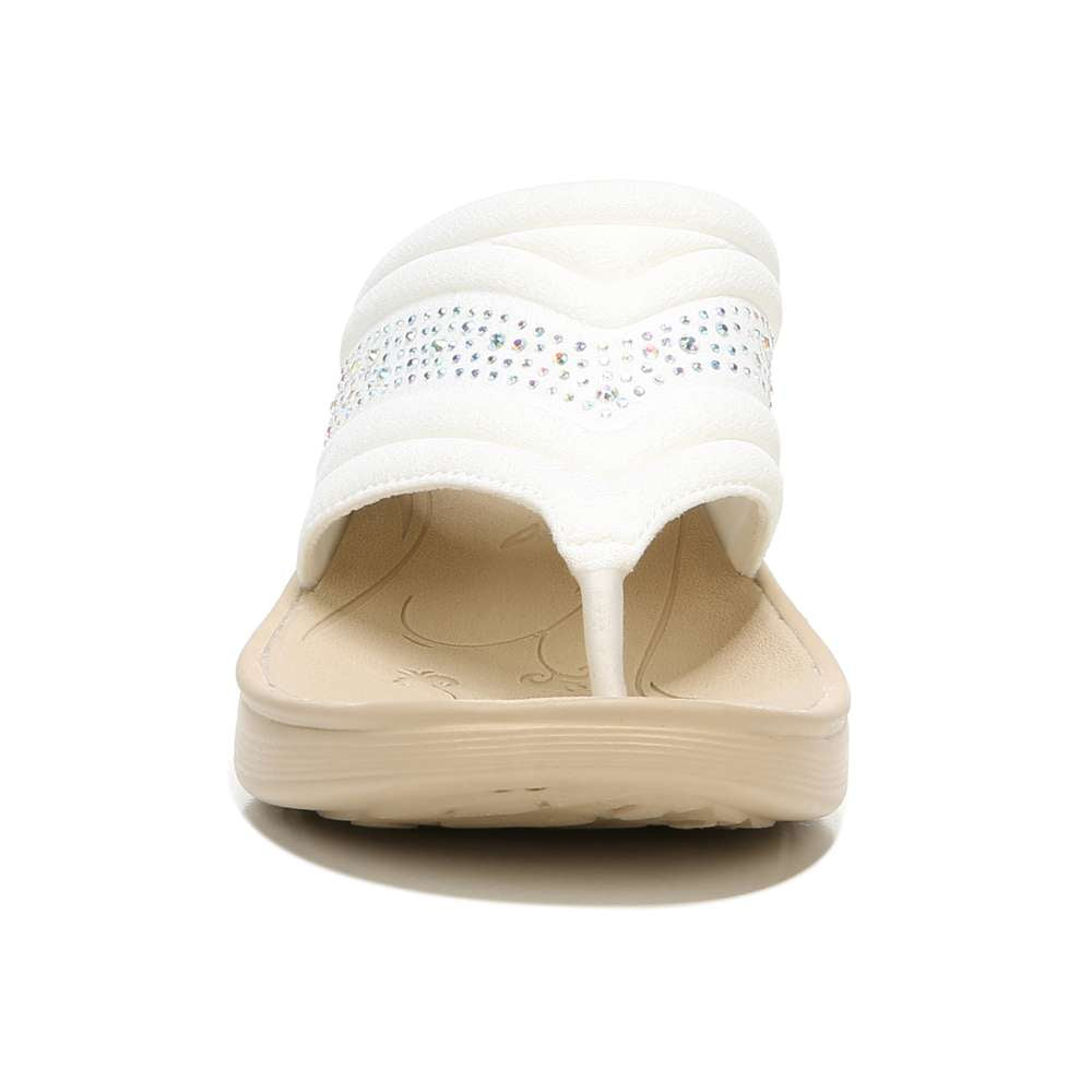 Dazzle Me Wedge Sandal - White