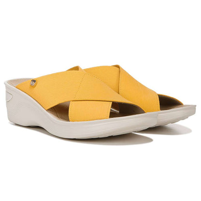 Desire Slide Sandal - Golden Yellow
