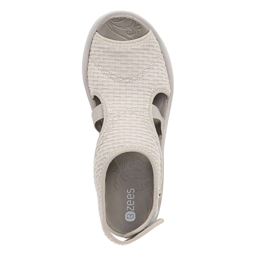 Dream Wedge Sandal - Beige Sheer