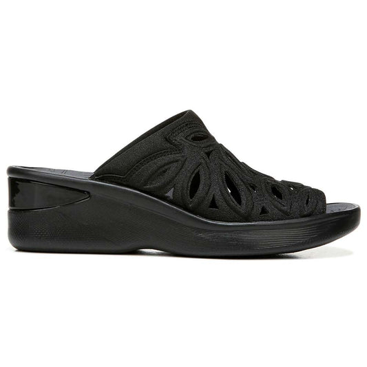 Susie Wedge Sandal - Black