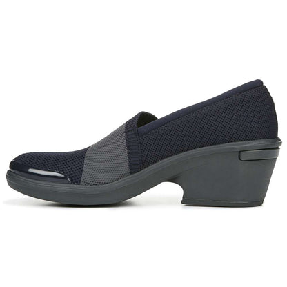 Tiramisu Slip-On Wedge - Navy