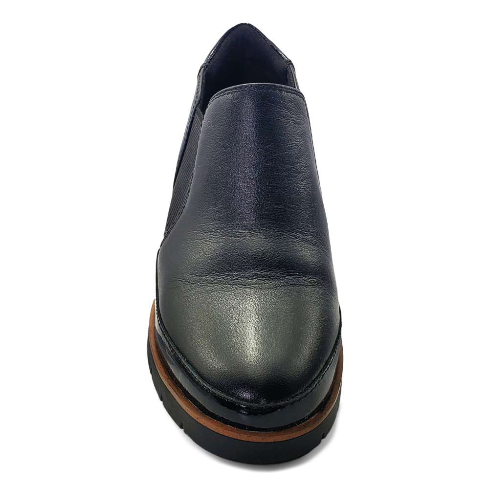 Mykonos Wedge Loafer - Black