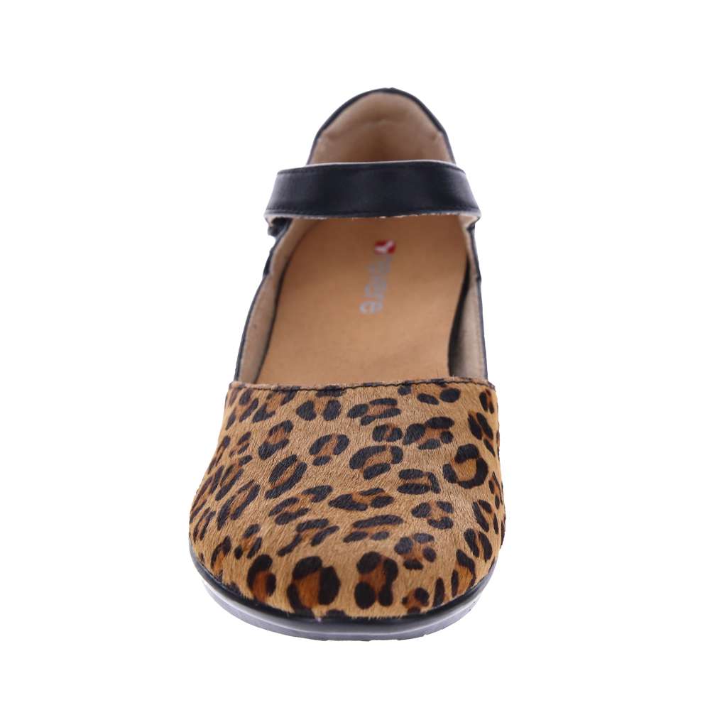 Osaka Mary-Jane - Black/Leopard